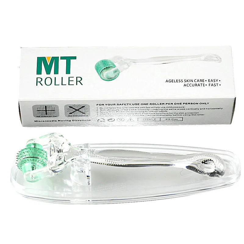 Micronedle Roller 72 Naalden Pure Microneedling MT Roller voor Eyes Huidverzorgingsgereedschap 0.2-3.0mm