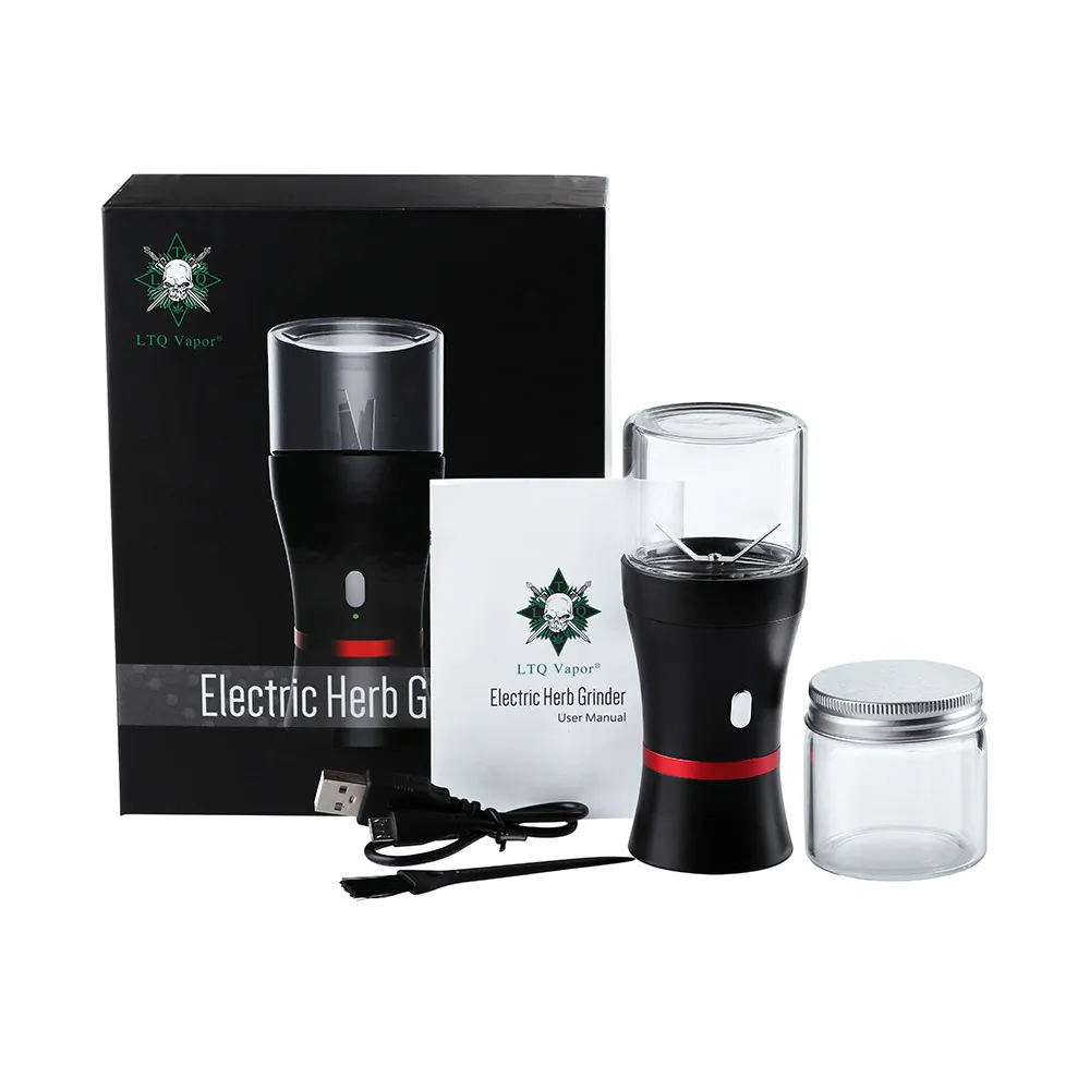 2020 Nouveau design broyeur d'herbes électrique chargeur USB avec forfaits moulin outil de fumage broyeur broyeur d'herbes rectifieuse broyeur d'herbes sèches