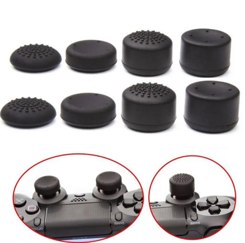 Anti-Slip Protective Silicone Thumbstick Thumb Grip Stick Joystick Cover Case Cap för PS5 / PS4 / Xbox One / PS3 / Xbox 360 Controller