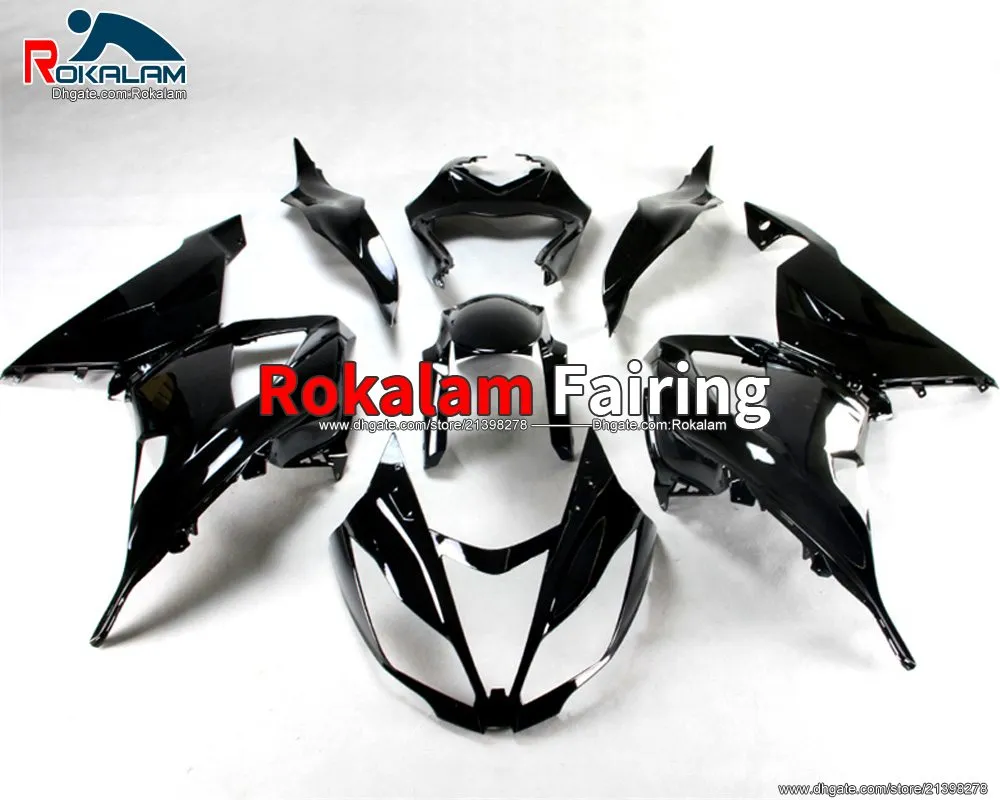 Anpassad för Kawasaki Fairing Parts Ninja ZX-6R 2013 2014 2015 2016 2018 ZX 6R 636 ZX636 ZX-636 ZX6R Motorcykel Fairings (formsprutning)