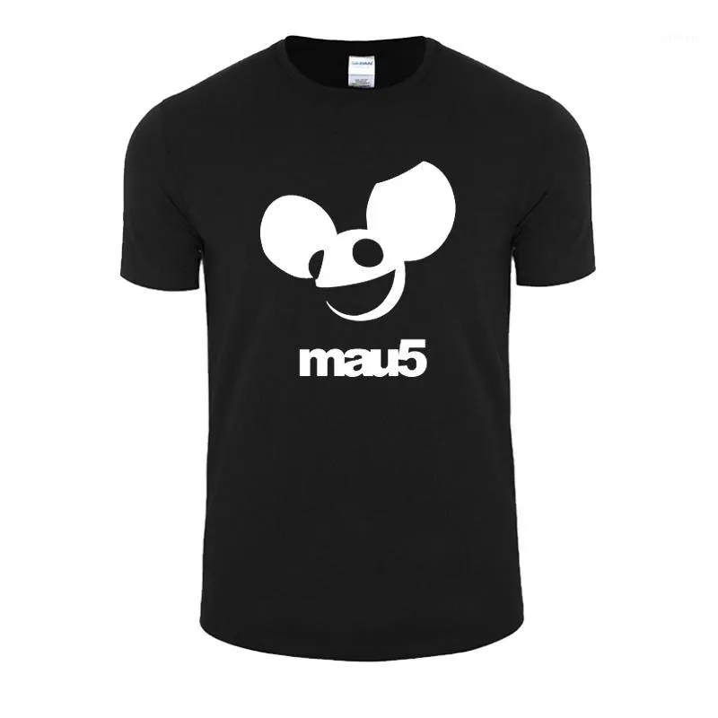 Homens camisetas Atacado - 2021 Impressão Deadmau5 com tamanho grande T-shirt masculino casual relaxado1
