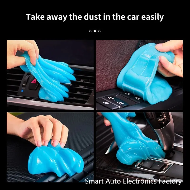 Cleaning Gel for Car Detailing Tools Car Cleaning Kit Automotive Dust Air  Vent Interior Detail Detailing Putty Universal Dust Cleaner for Auto Laptop