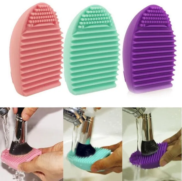 Siliconen make-up borstel reinigen washulpmiddelen cosmetica make-up borstels scrubber bord wassen cosmetische borstelreiniger