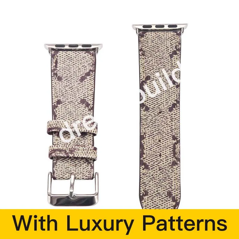 G designer Watchbands for Apple Watch Band 42mm 38mm 40mm 44mm iwatch 1 2 345 bands Leather Strap Bracelet Fashion Stripes drop shipping