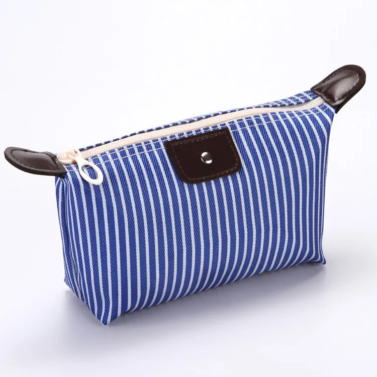 Make-up-Tasche Blau – Wasserdicht, 2-in-1 Mit Abn Produktbild-Vorschau 2