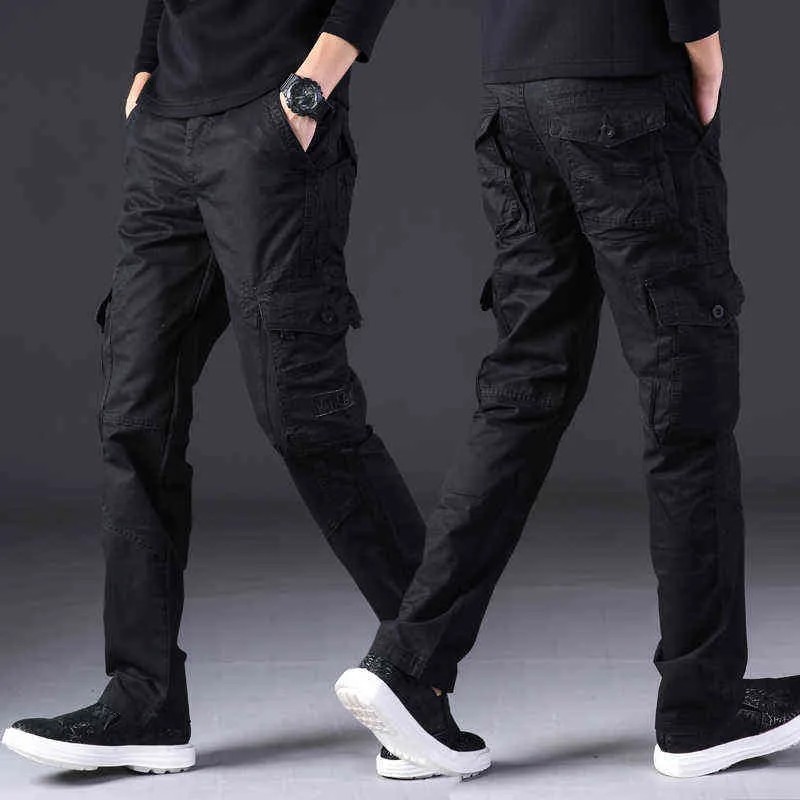 Tactische broek heren leger cargo joggers joggingbroek streetwear pantalonen hombre werkende kleding parkour militaire broek broek H1223