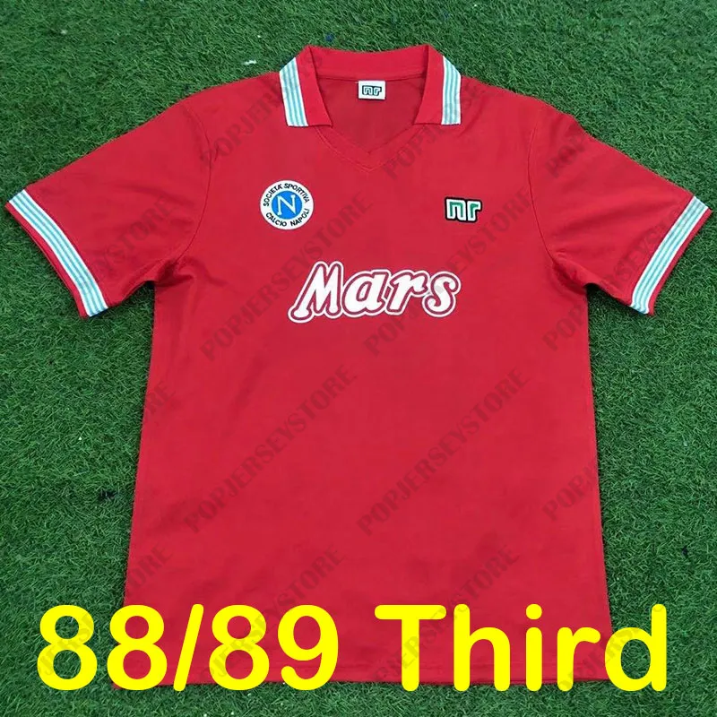 レトロ1987 1988ナポリサッカージャージー コッパイタリアSSC