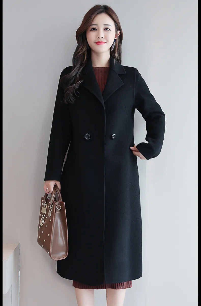 Korean deals cashmere coat