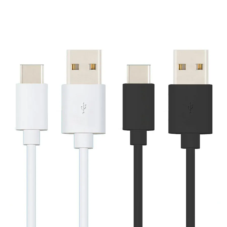 Nieuwe mobiele telefoon Kabels Type C USB-kabel 2A Fast- Laad USB-gegevenskabel 1m 3ft voor Huawei iPhone Samsung Xiaomi Tablet Android opladen snelle levering