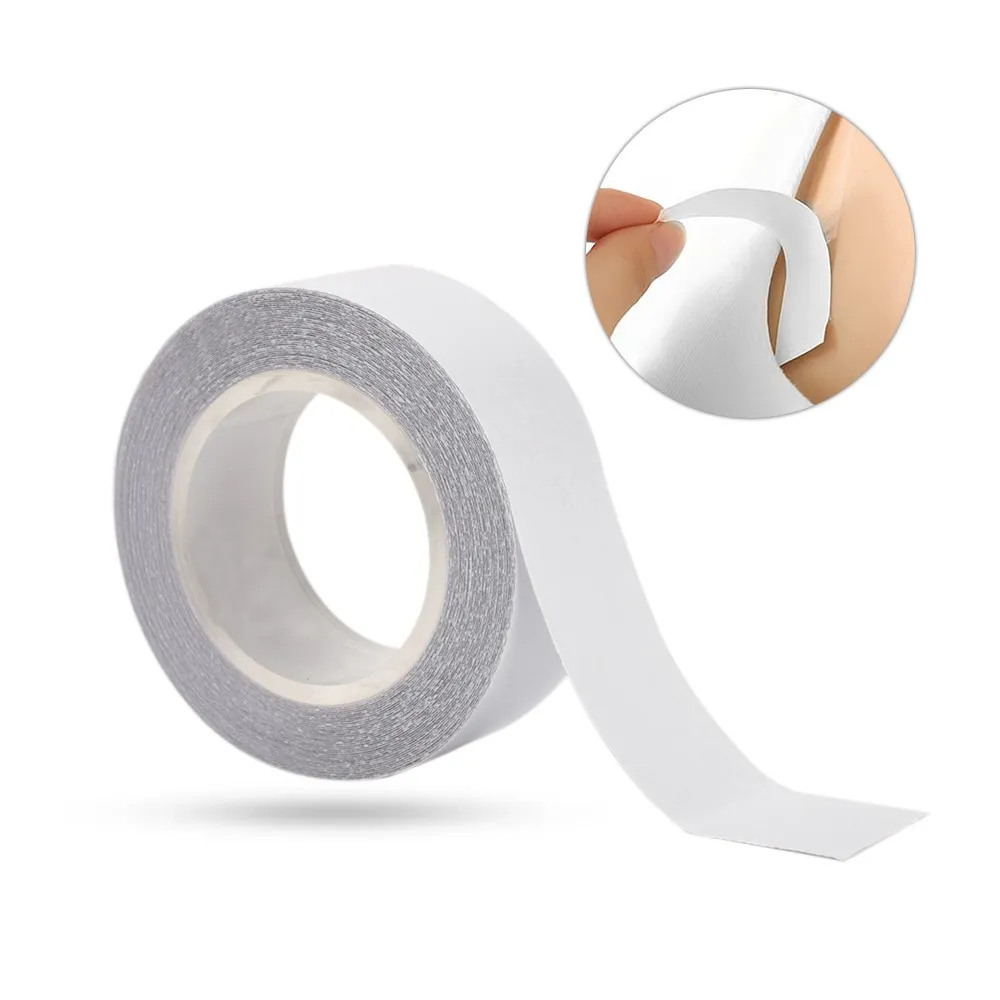 Fita de moda de dupla face corporal clear tira de sutiã adesiva médica fita feminina de decote em V para vestido de baixo corte