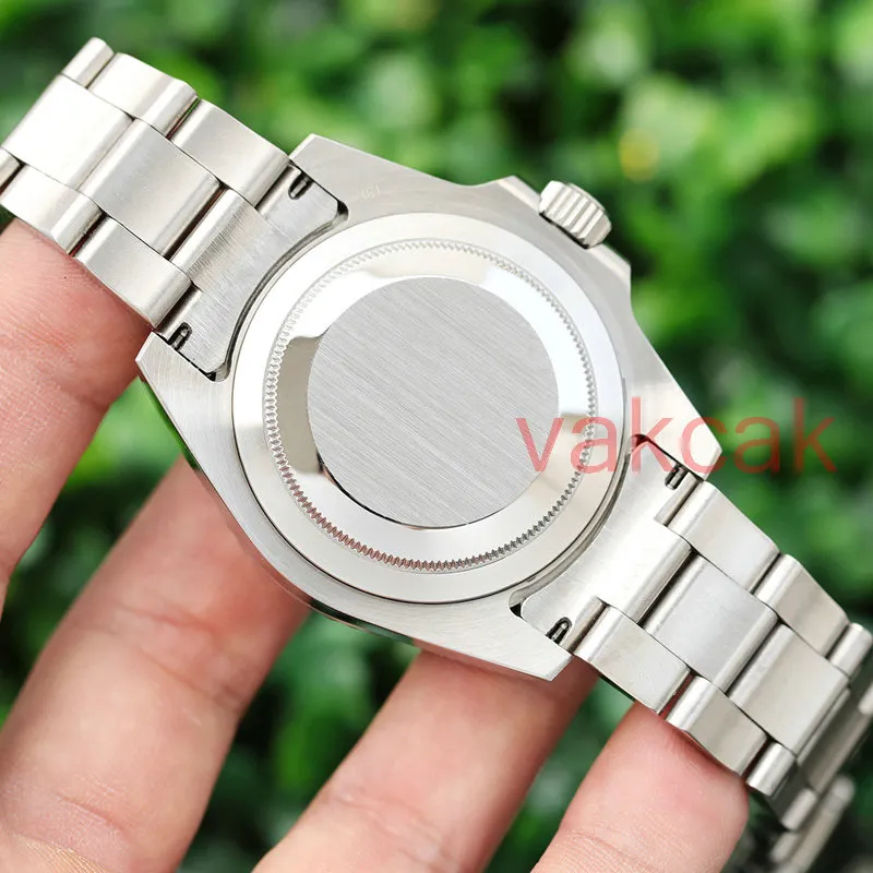 New Luxury GMT Mens 2813 Automatic movement Watch Self-wind men Mechanical designer Watches Fashion Sports SS Wristwatches wristwatch