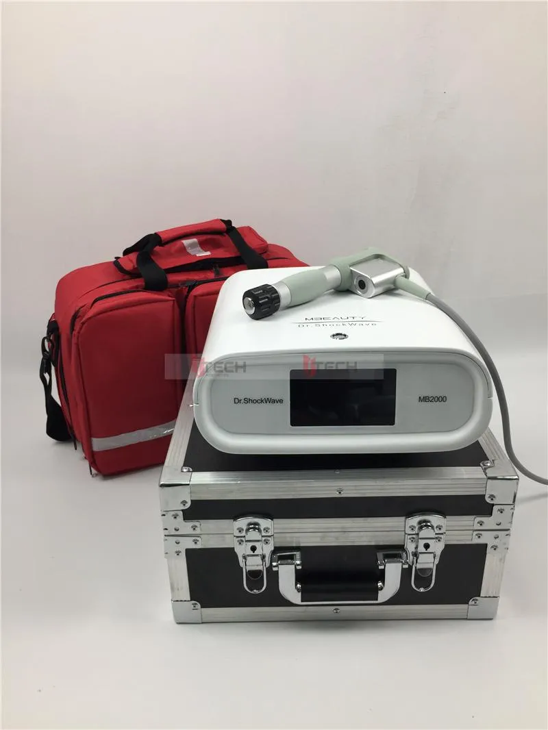 Portable Orthopaedics Acoustic Radial shockwave focus eswt shock wave therapy machine for erectile dysfunction device mb2000 4bar 3g handle