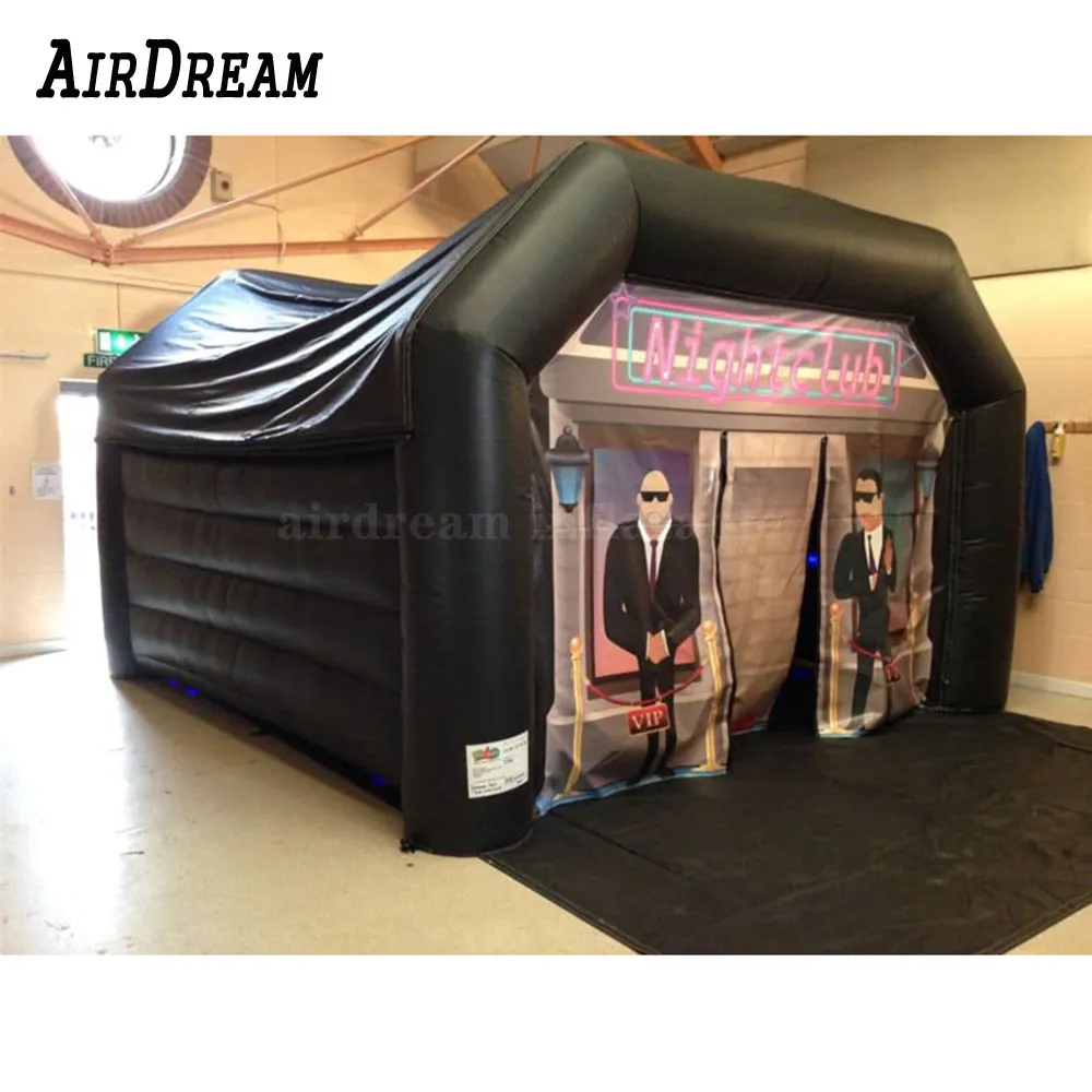 Wholesale Black Inflatable Nightclub Party Tent High Quality