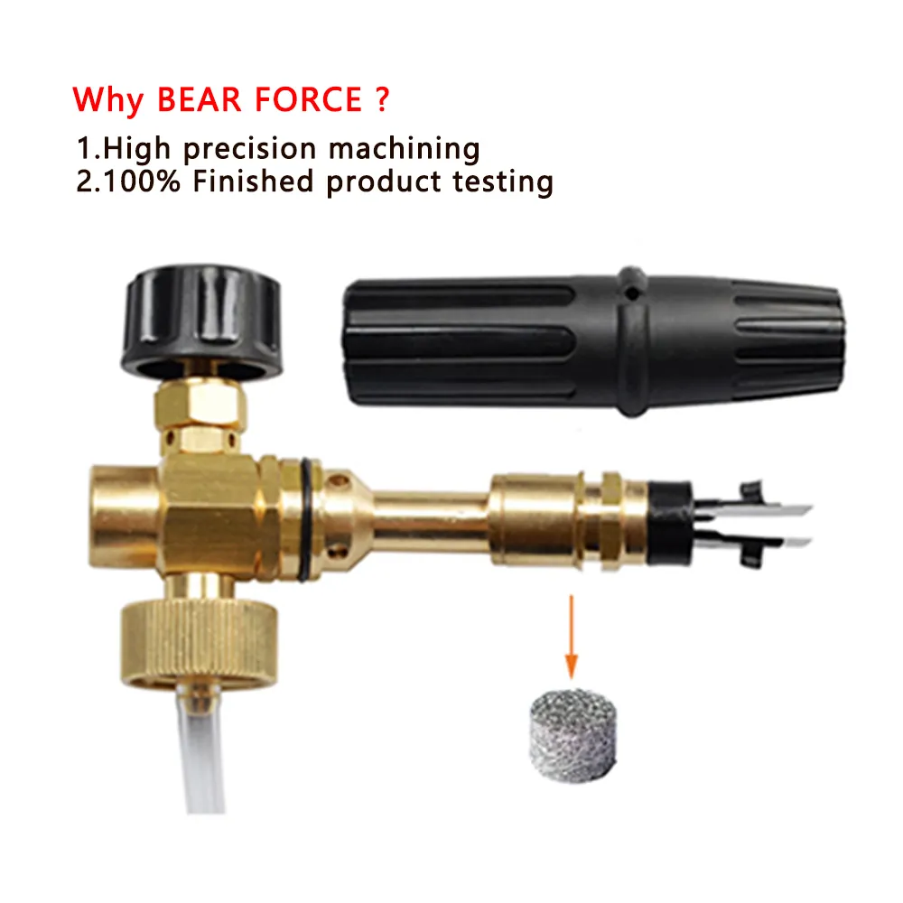 Lance à Mousse Haute Pression BEAR FORCE En Aluminium - Compatible Nilfisk, STIHL, 280 Bar Max