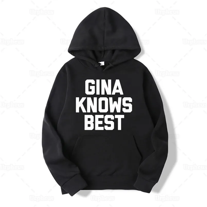Brooklyn Nine Merch Gina Knows Hoodie Sweatershirt Same Style Graphic Hoodies 210809