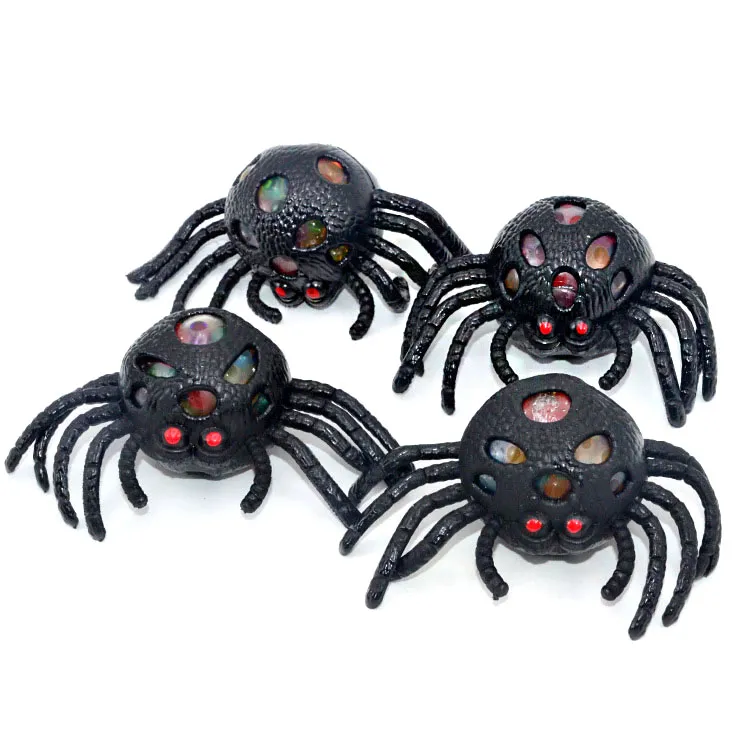 Squishy örümcek fidget oyuncak anti stres antistar boncuklar top havalandırma üzüm topları oyuncaklar dekompresyon kaygı rahatlatıcı
