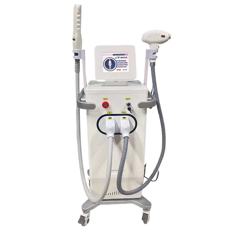 2021 beauté instrument tache de rousseur 808 diode laser ipl épilation beauté machine q-swtich nd yag tatouage supprimer