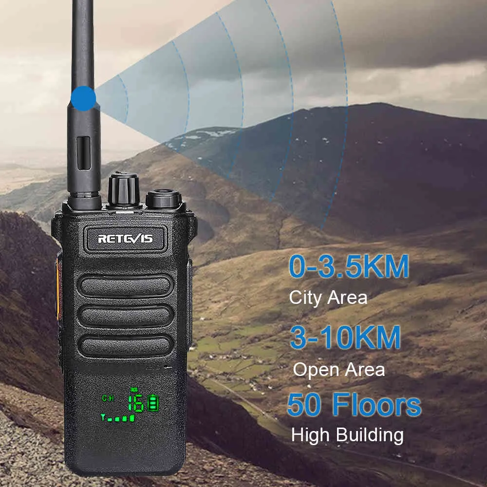 Walkie Talkie 2 Pieces Retevis Walkie-talkies PMR 446 RB629 Long Range  Legal Portable Two-way Radio ht for Hotel Factory Hunting - AliExpress