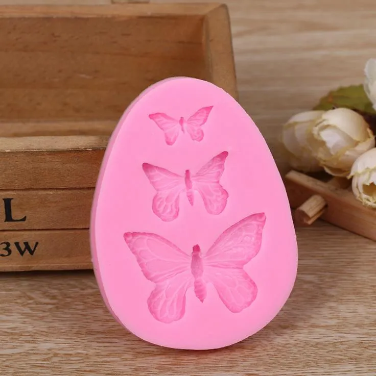 Silicone Butterfly Mold DIY Baking Chocolate Cake Candy Decorating Mould  Tools