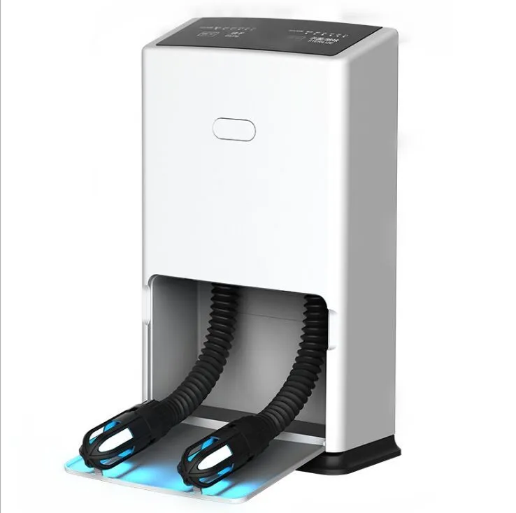 Dispositivo de esterilización de zapatos UV eléctrico para el hogar, secador de zapatos inteligente, máquina calentadora de desodorización de ozono, función de sincronización