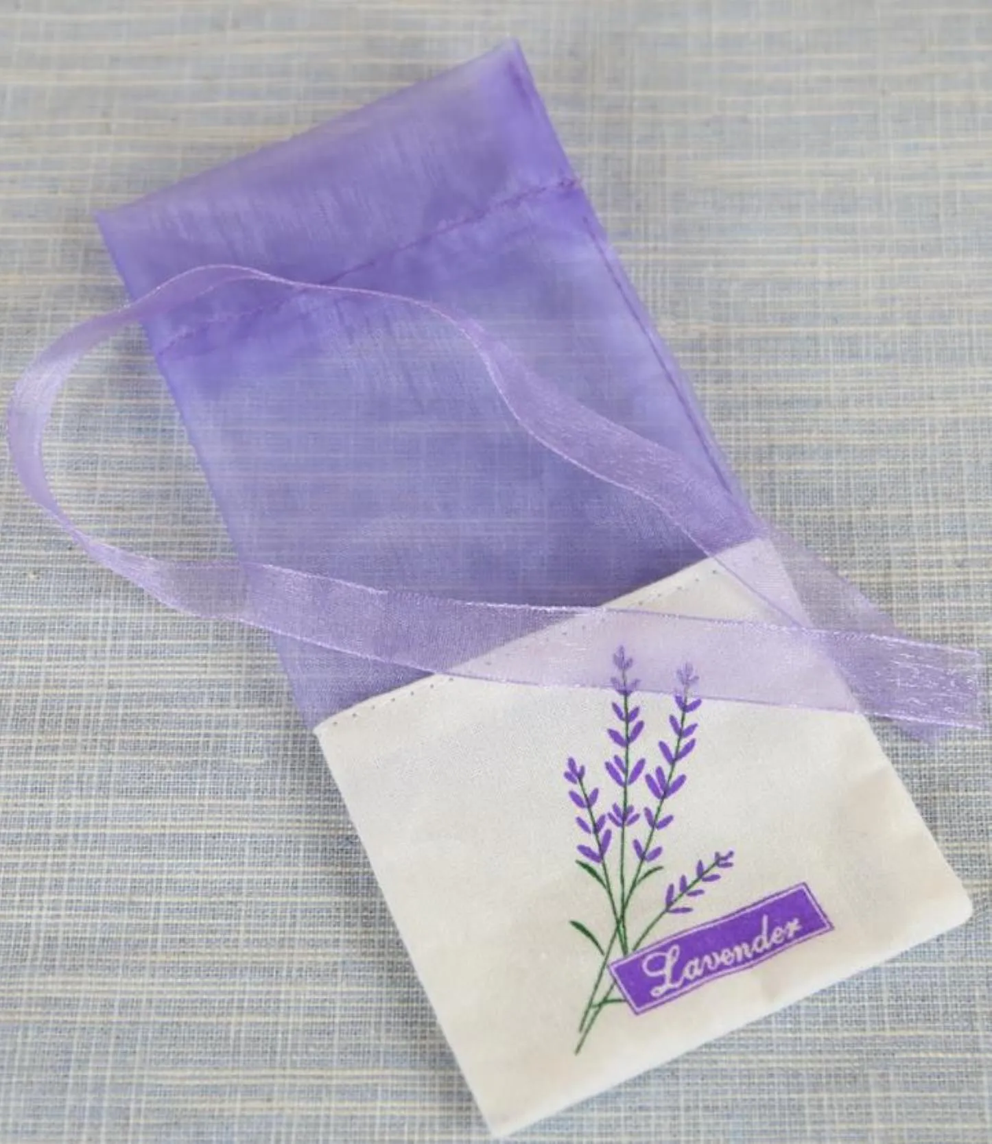 Hot Purple Cotton Organza Lavender Sachets Diy Dried Flower Sweet Bursa Wardrobe