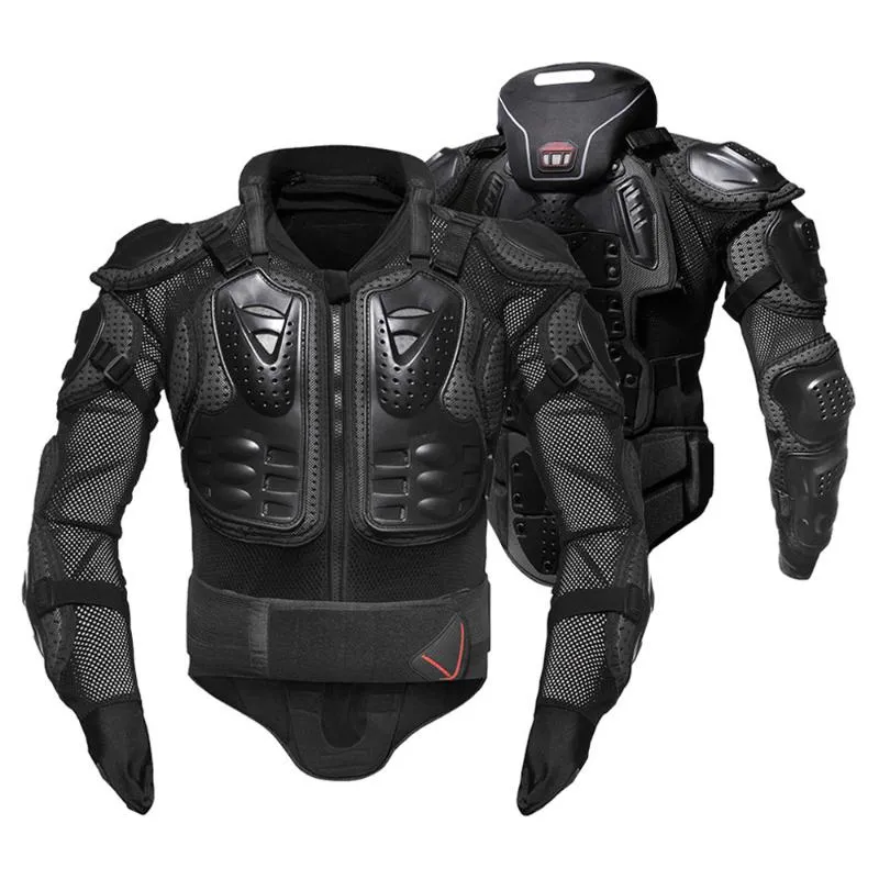 Moto Armure Hommes Vestes Racing Body Protector Veste Motocross Moto Équipement De Protection Cou S-5XL254E