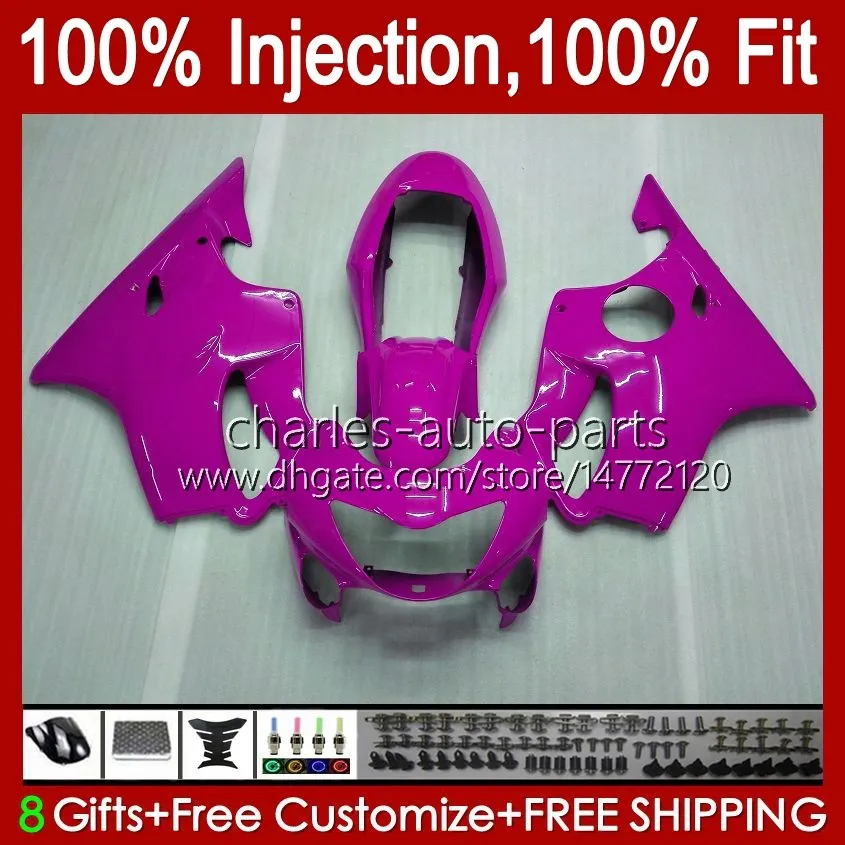 Honda CBR 600 F4 FS CC 600F4 600FS 99-00 Bodywork 54NO.195 CBR600F4 CBR600FS 1999 2000 CBR600 F4 600CC 99 00 100％FIT OEM Faireing Gloss Pink