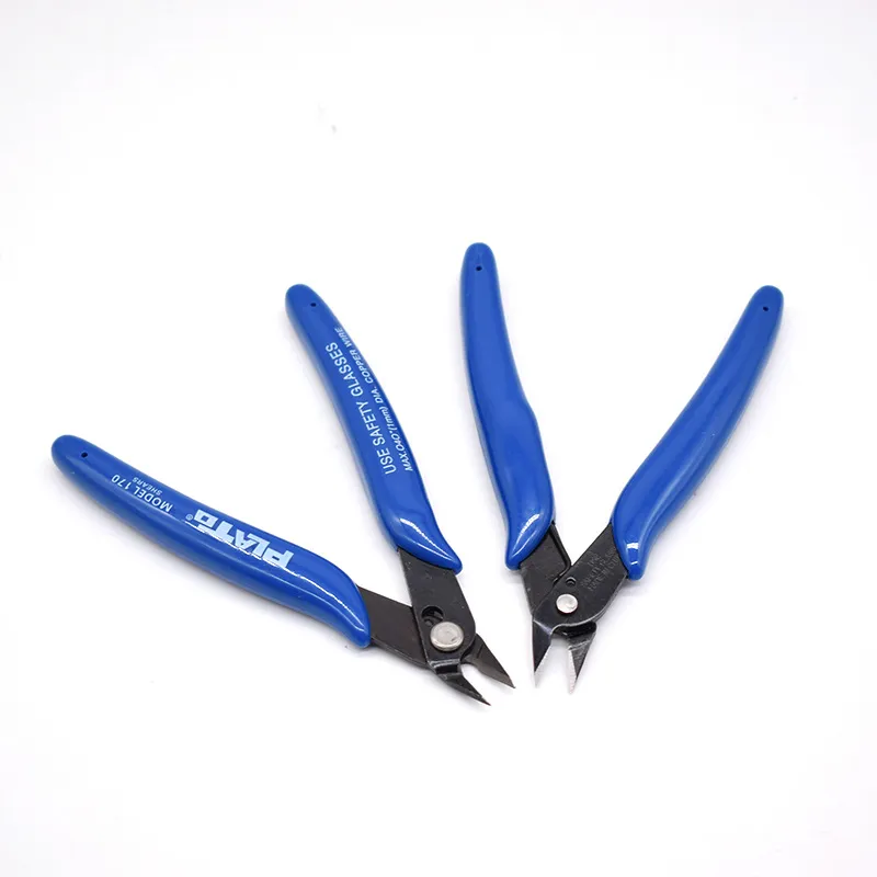 Hand tool wire cutter set cutting side model industrial diagonal pliers cut nozzle 170 utensil steel useful scissors industry maintenance