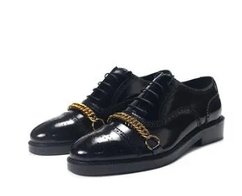 Men’s Burberry Lewis chain strap Oxfords BURBERRY Men main image 3