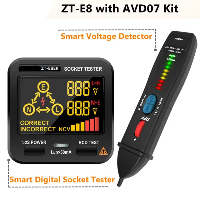 Freeshipping Smart Turtage Detector Pen Auto / Manual Sensibilidade Ajustável Sensibilidade Dual Range Não Contato AC Volt Tester Live Fio
