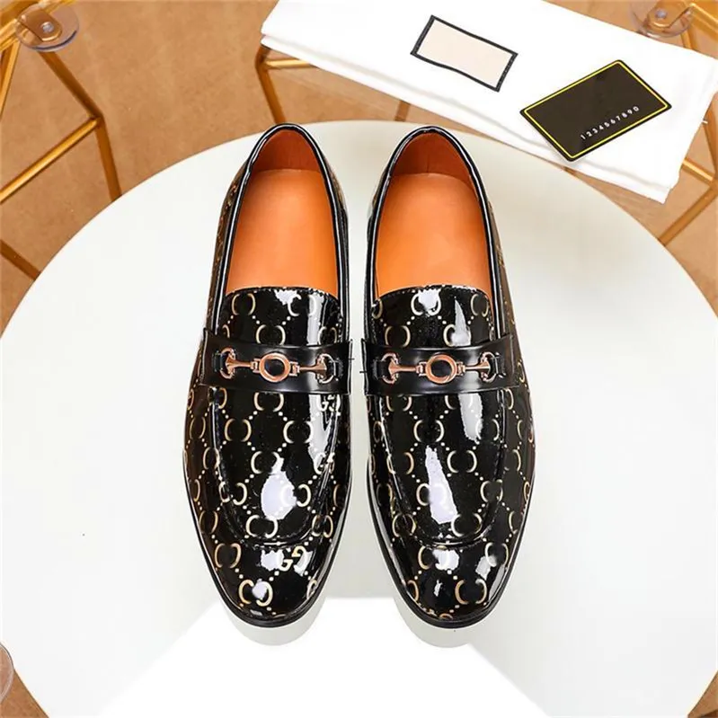 2021 Luxury Newest Mules Men Genuine Leather Shoes Metal Chain Princetown Casual Wedding Party Loafers Leathers Stylist Gentleman Shoe Size 38-44