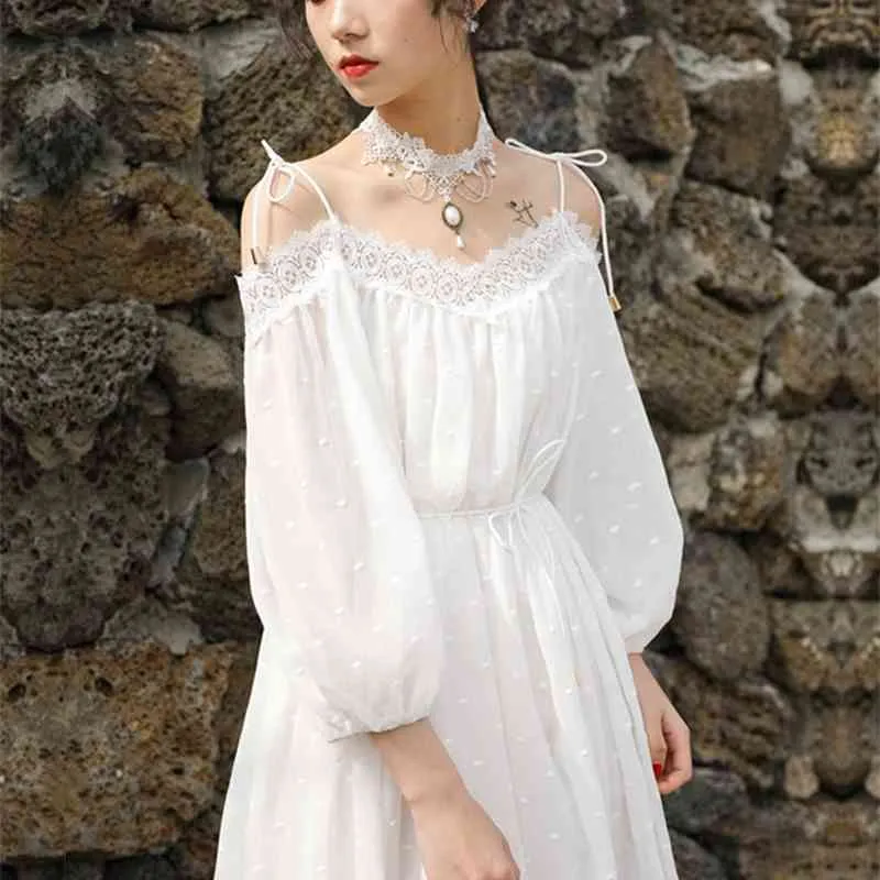 White Off Shoulder Maxi Dress Flowy, Elegant & Ankle Length For Summer  Parties From Luo03, $45.72 In Bulk | DHgate.Com