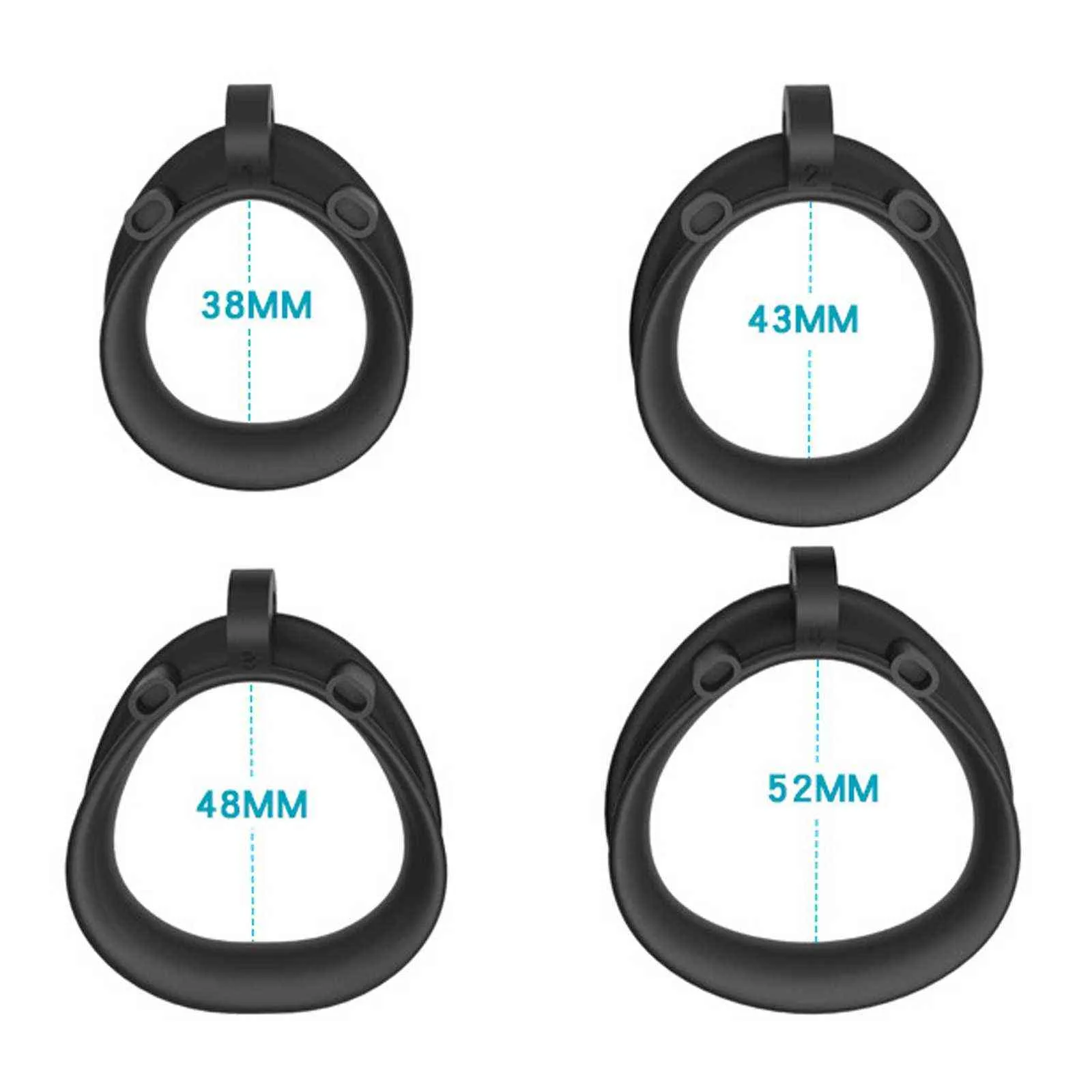 NXY-Ringe Neuester V7.0 EVO 3D Cobra Cage Keuschheitsgürtel für Männer Doppelbogen-Manschettenring Sexspielzeug für Erwachsene für Männer 1123_voghion.com