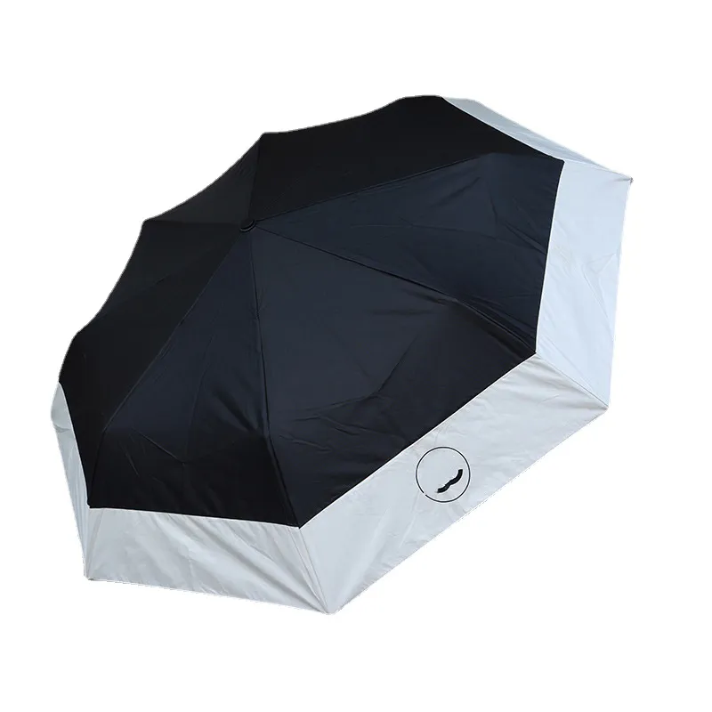 Sun Paraply Vindskyddande damer Folding Designer Rain Women Parasol Big Sun Paraplyer UV Presentidéer UPP50 +