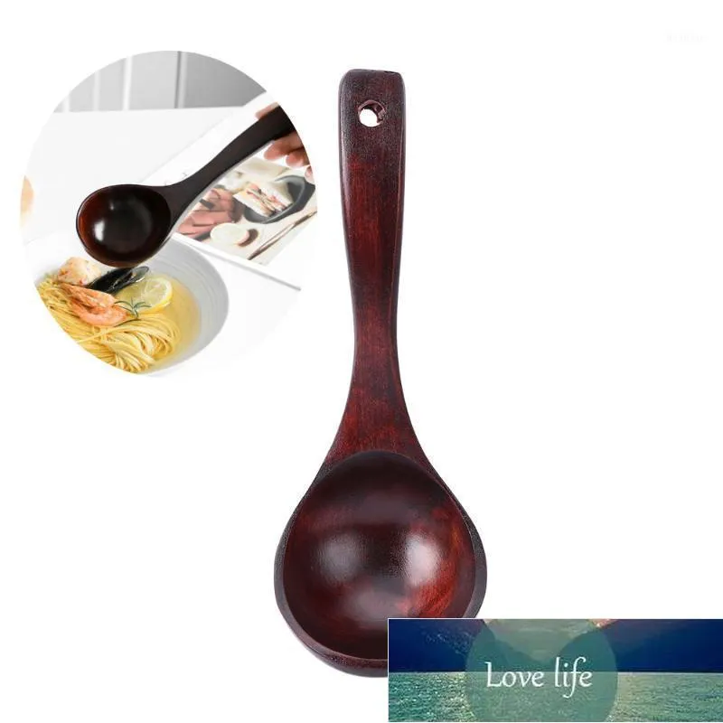 Long Handled Wooden Soup Spoons Bamboo Kitchen Cooking Utensil Dinner Tableware Spoon Kitchen Gadget1 Factory price expert design Quality Latest Style Original