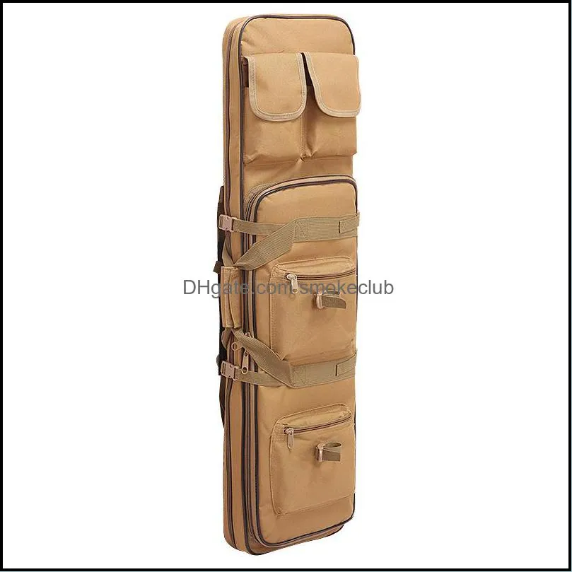 New 120cm Rifle Gun Case Tactical Gun Bag Soft Padded Carbine Case Fishing Rod Bag Backpack Pistol Shotgun Airsoft Case Storage Q1201 210