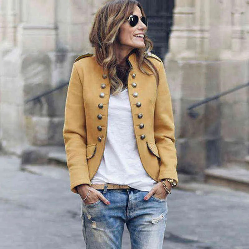Yellow short blazer hotsell