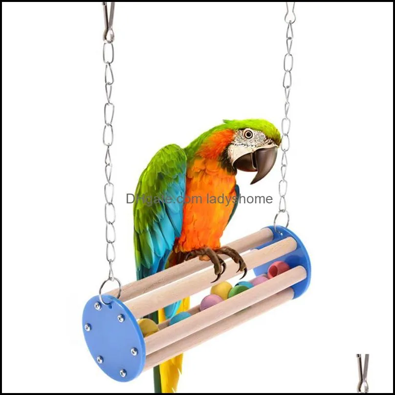 Other Bird Supplies Stand Parrot Ringer Ringtone Hanging Swing Cage Toy For Cockatiel Parakeet Pet Chew Toys