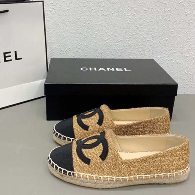 Chanel Classics Women Espadrilles Designer Piatta Designer CC