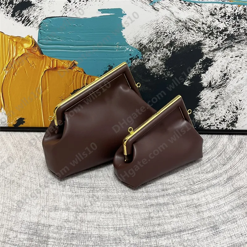 حقائب اليد الأزياء الكمموري مصممة للنساء حقائب المساء قابض كبرسودي جلود أصلية 7 ألوان المحافظ