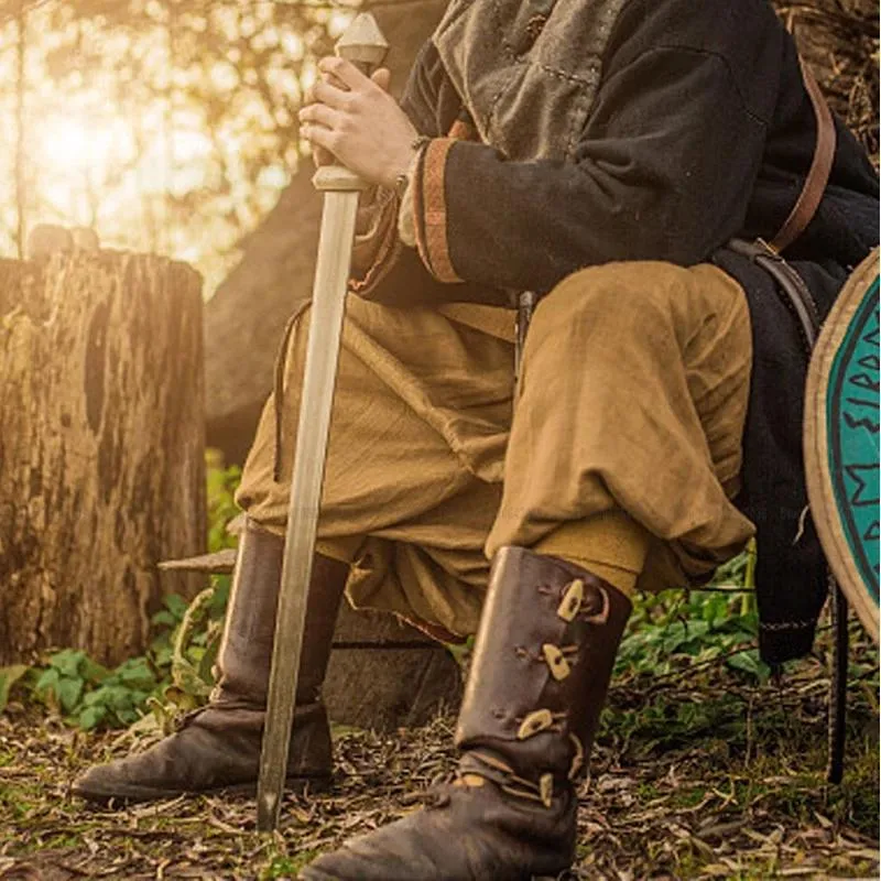 vintage medieval boots