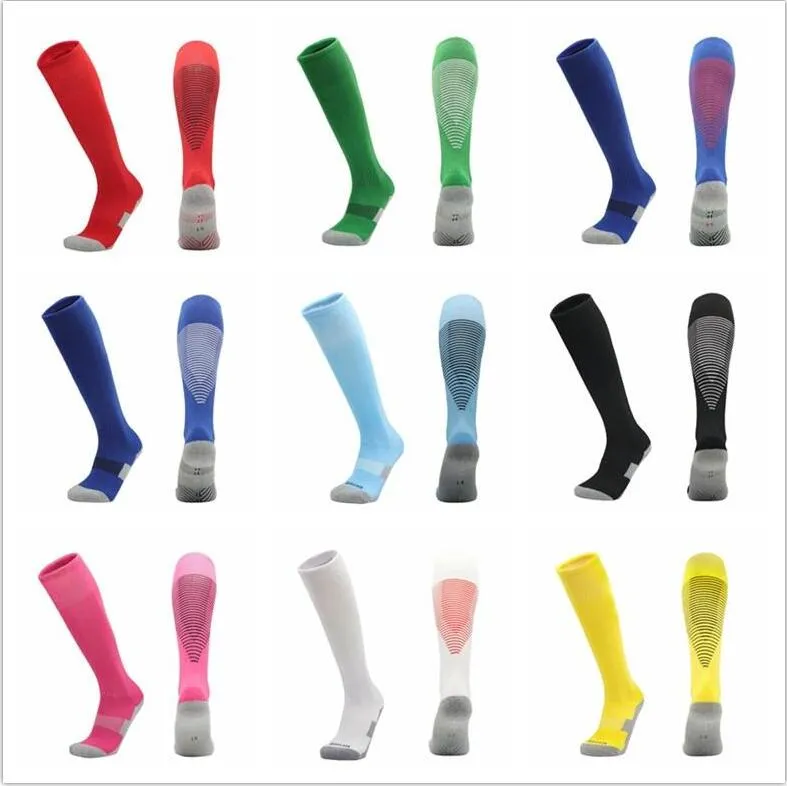 2021 football socks Adult and KIDS compression soccer Knee High Thick Sports Non-slip training