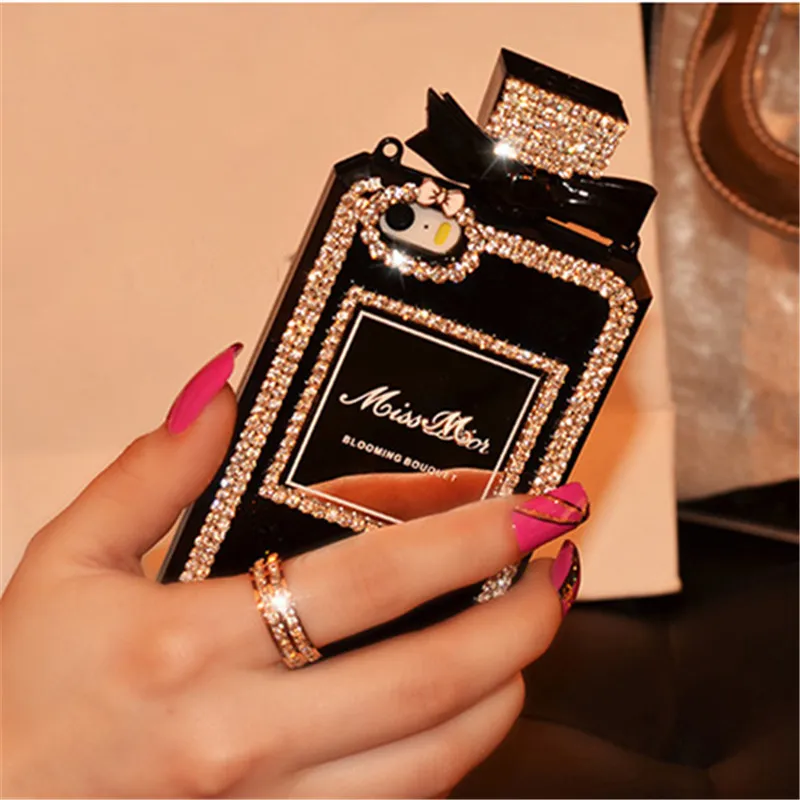 Party Crystal Phone Cases Perfume Bottle Fashion Phone Case for iPhone 12 11 Pro Max XS XR X 7 8Plus1580889