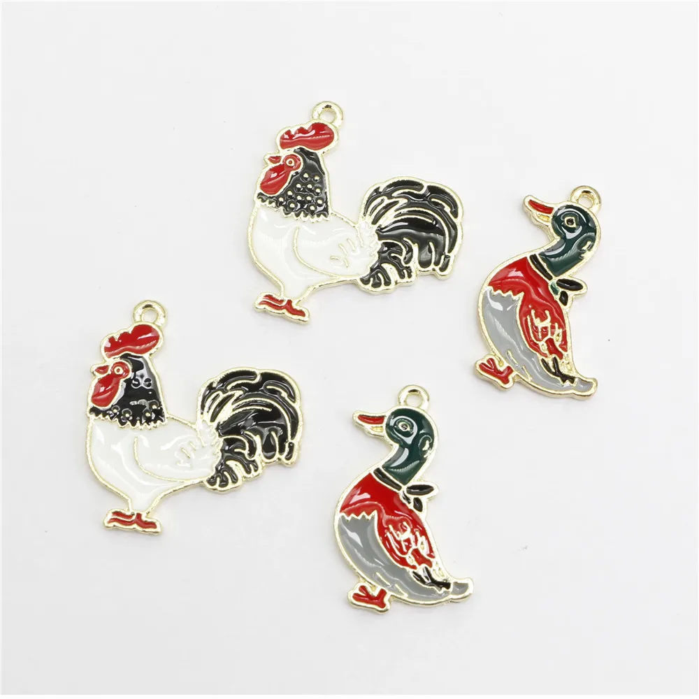 Rooster charms deals for bracelets