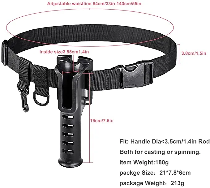 Adjustable Fishing Rod Waist Belt With Lure Support Holder Stand Up Tool  For Spinning And Casting Ideal For Outdoor Waist Fishing Rod Holder From  Yala_products, $5.84
