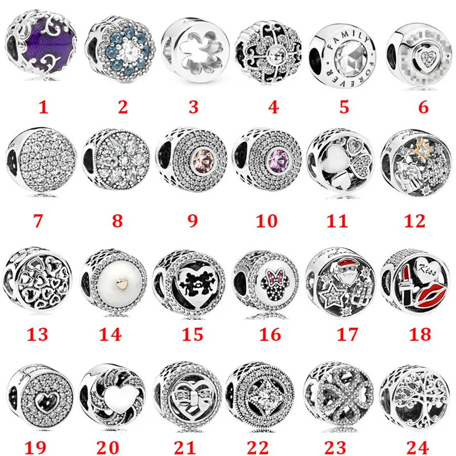 Gioielli firmati Bracciale in argento 925 Charm Bead fit Pandora love rossetto ciondolo Slide Bracciali Perline Charms stile europeo Perline Murano