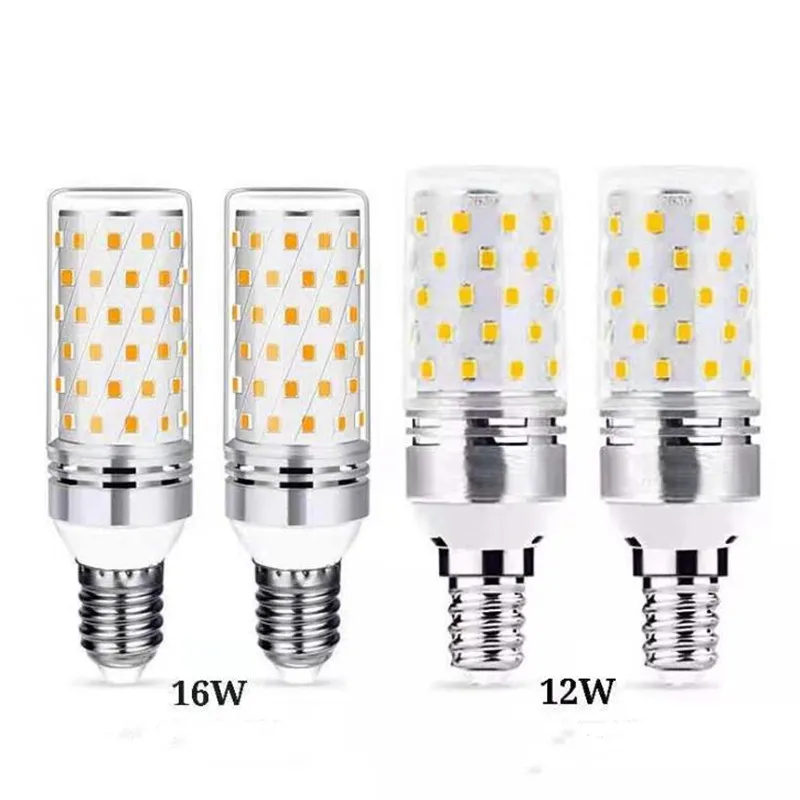 Lampe LED E27 12W 16W 20W 24W, très longue durée de vie, ampoule épis de maïs AC85-265V, sans scintillement, 2835 SMD, lumière/éclairage, 3 pièces/lot, D2.5