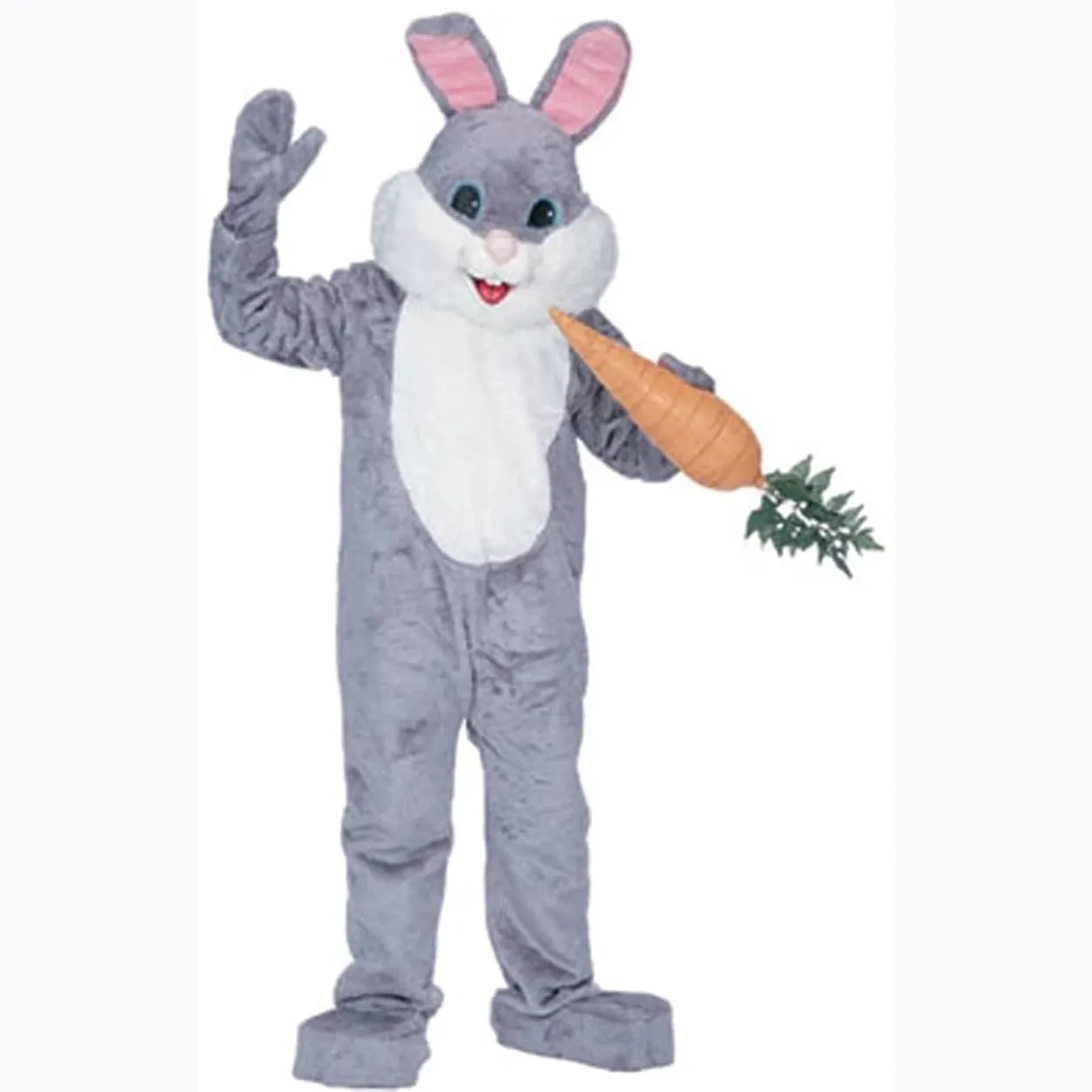 Stage Performance Rabbit Mascot Costume Halloween Christmas Cartoon Character Outfits Suit Advertising Leaflets Clothings Carnival Unisex Adults Outfit