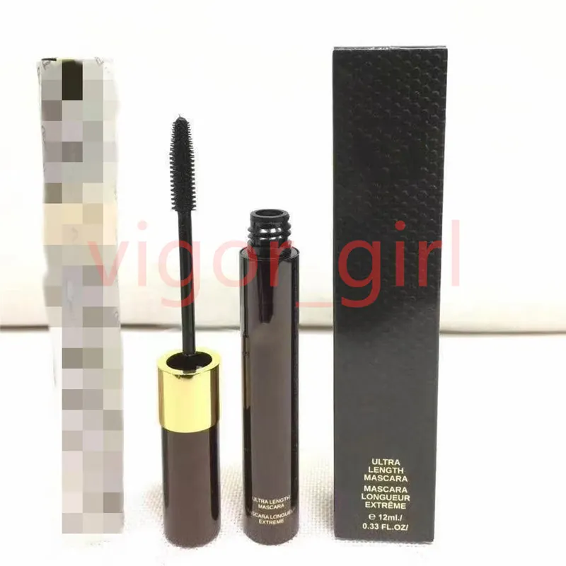 Stock Famous TF Brand Waterproof Mascara Ultra Length Longueur Extreme Mascaras 12ml with sealed