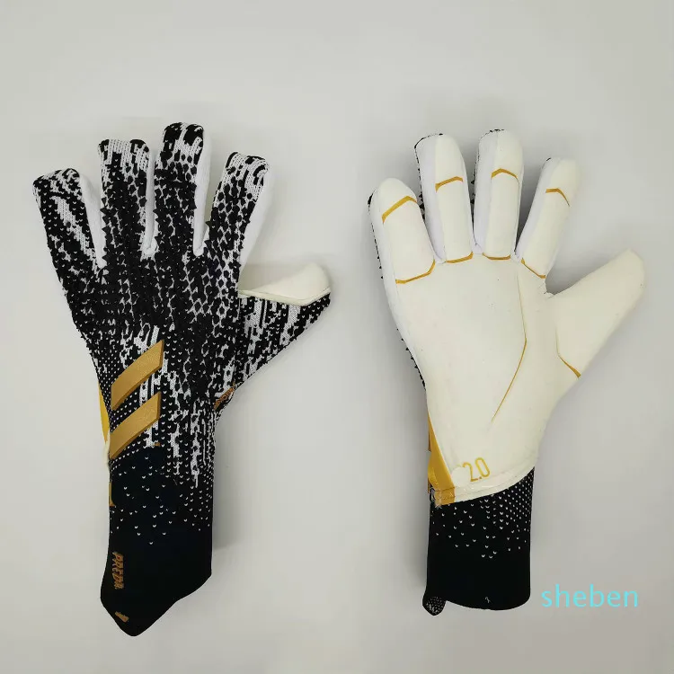 Größe 8 9 10 Professionelle Torhüter Fußball Torwarthandschuhe Fußball Anti-Rutsch Handschuhe Sporthandschuhe